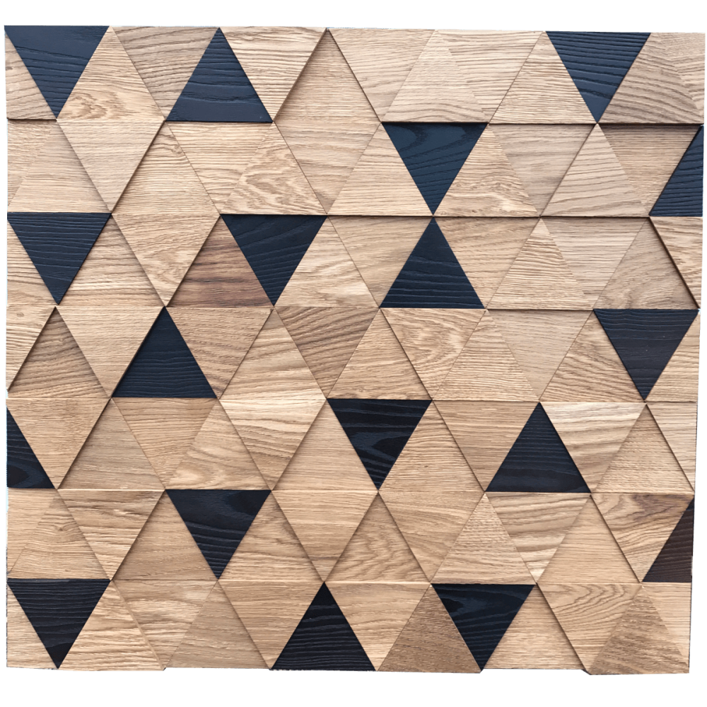 Стеновая панель Tarsi/Тарси Трой 387х337 мм Дуб/Термоясень брашированный